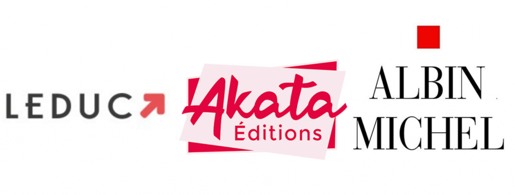 Logos des éditions Leduc, Akata, Albin Michel