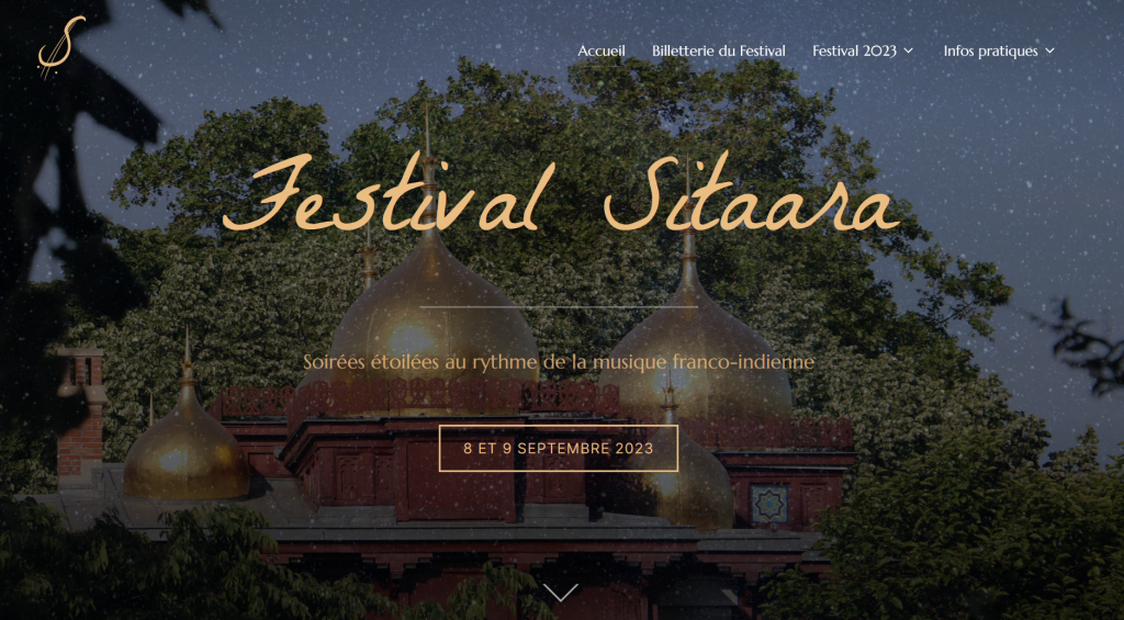 Site web du Festival Sitaara